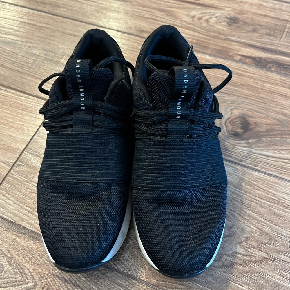 Under  Armour Black Sneakers (fits small)